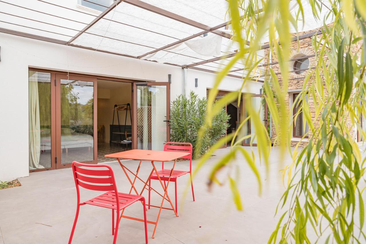 Chambres D'Hotes - Domaine De Cristia Courthezon Ngoại thất bức ảnh